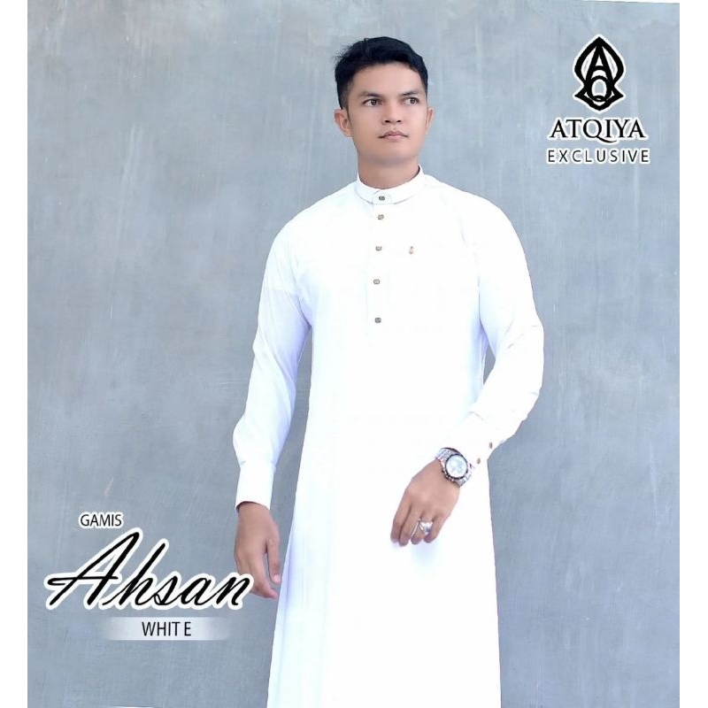 Atqiya Exclusive - Jubah Pria Dewasa Sultan Premium Slimfit Modern