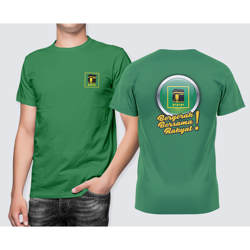 TS - Kaos Katun Pria Partai Politik | Kaos Partai PPP