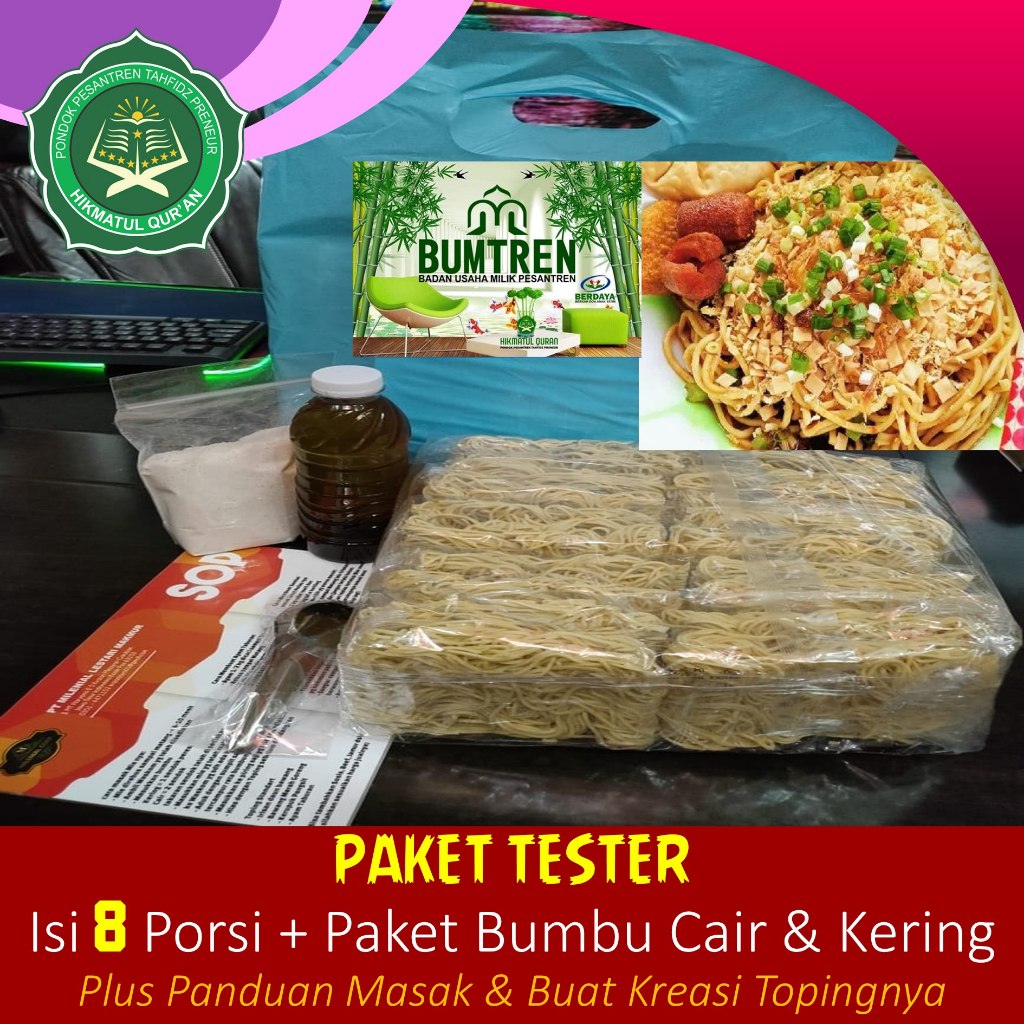 

MIE ORGANIK KEKINIAN 8 PORSI PAKET TESTER