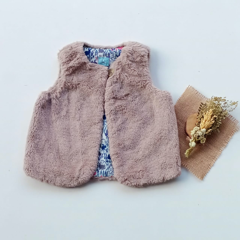 BABY GAP - Vest Jaket Rompi Anak Perempuan / Cewek Winter / Musim Dingin Usia 0-3 Tahun