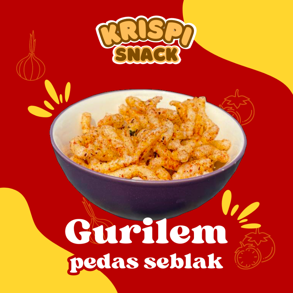 

GURILEM PEDAS SEBLAK 200G KRISPI SNACK BANDUNG