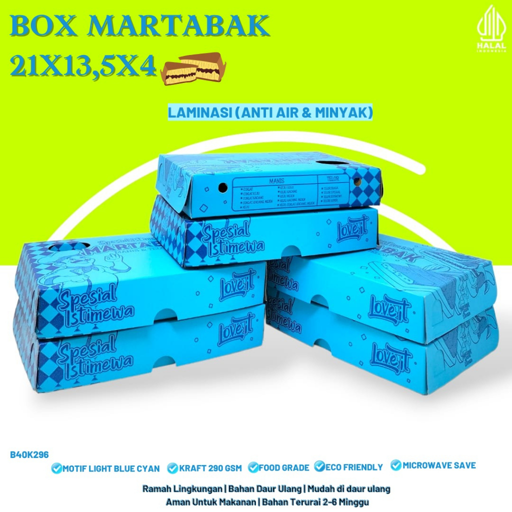 Dus Martabak Laminasi Box Martabak (B40K296-Laminasi)