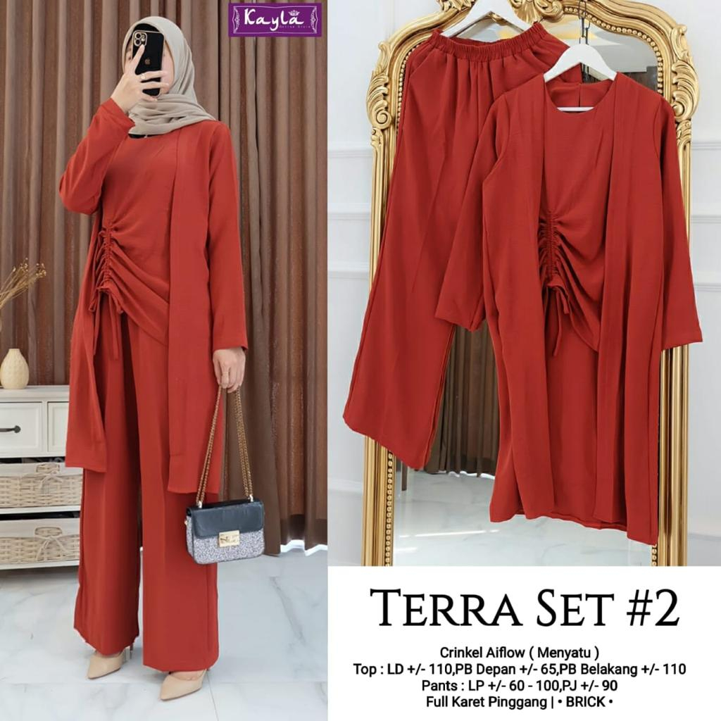 TERRA SET SERIES ONESET BY KAYLA BAHAN CRINKLE AIRFLOW