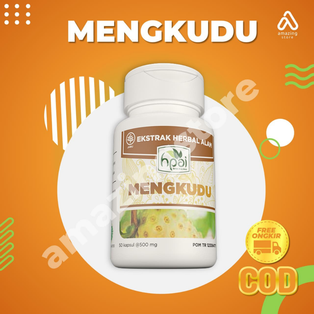 Mengkudu kapsul hni hpai murni / mengkudu kapsul meringankan tekanan darah