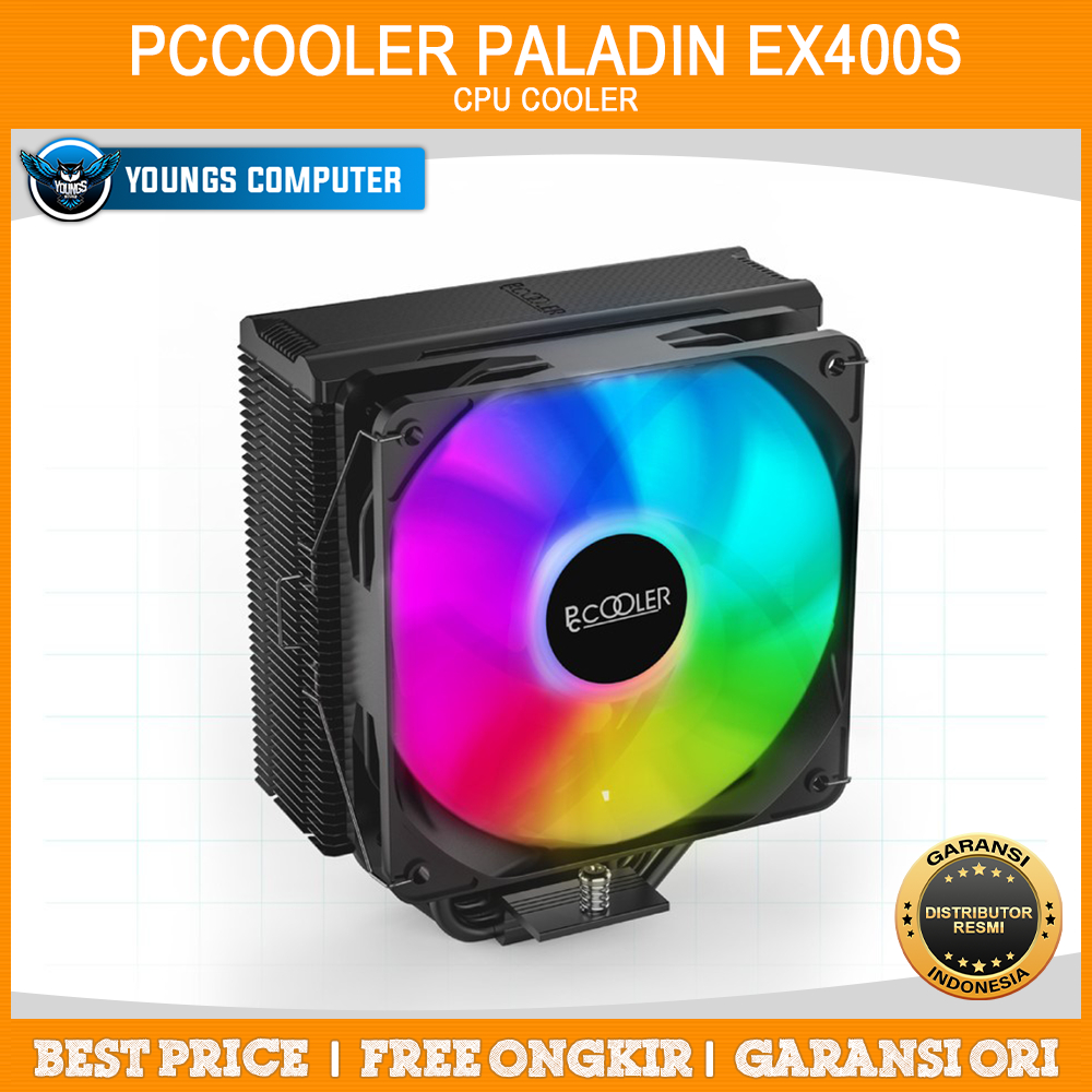 PCCOOLER PALADIN EX400S SRGB CPU Air Cooler Fan HSF - LGA1700