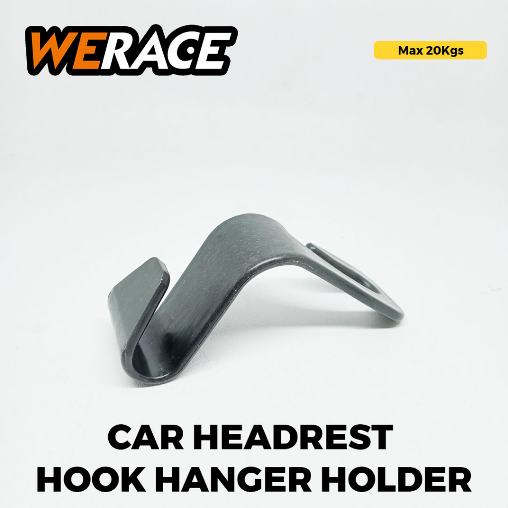 [WERACE] CAR HEADREST HOOK HANGER HOLDER GANTUNGAN BARANG MOBIL MULTIFUNGSI