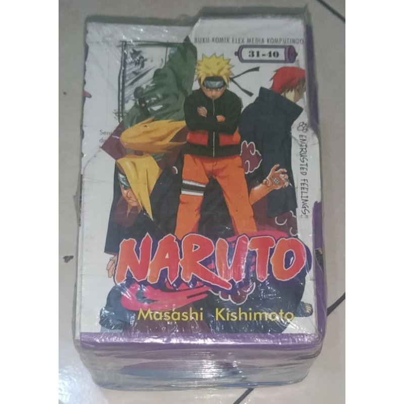 komik Naruto box set vol 31-40 original segel