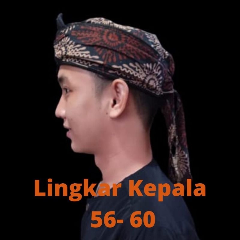 Grosir blangkon batik khas sunda termurah ikat kepala model udeng motif batik pekalongan