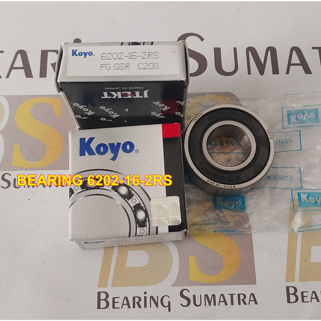 KOYO Bearing 6202 16mm 2RS Bering Klaher Laher 6202-16-2rs
