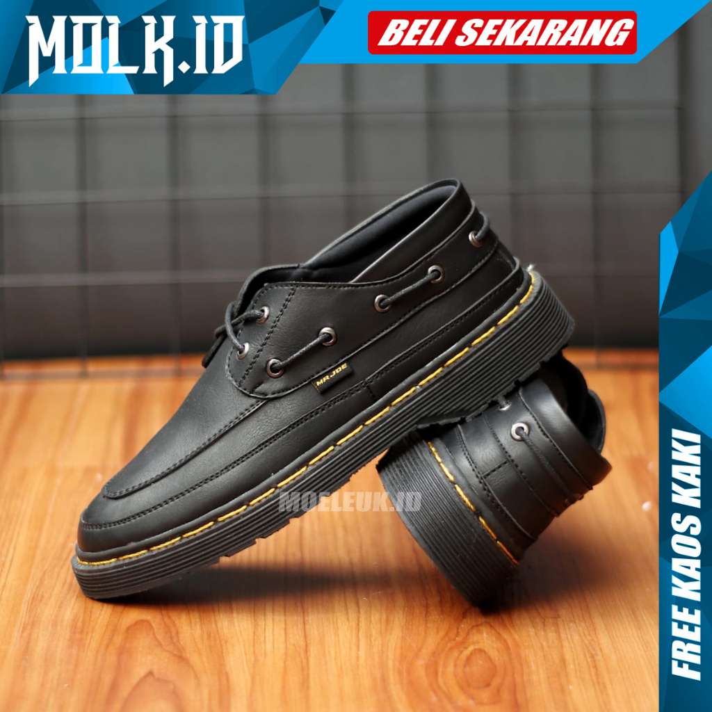 MOLK Sepatu Docmart Pria Original Formal Casual Pantofel Kerja