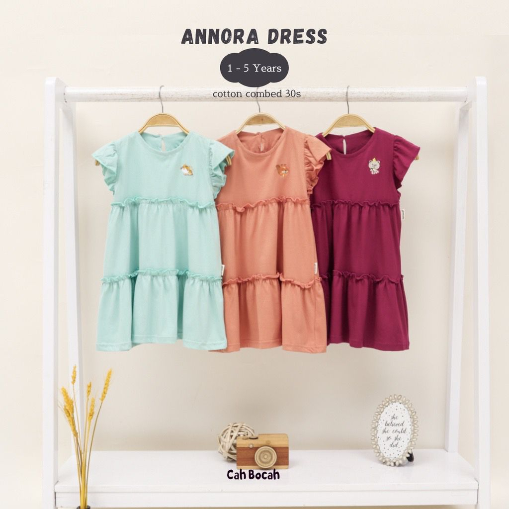 Cah Bocah Anora Dress / Annora Baju Anak Perempuan