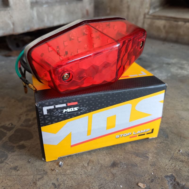 Stoplamp CB BSA LED Kotak Lampu Stop Kodok Belakang CB Glatik HEREX