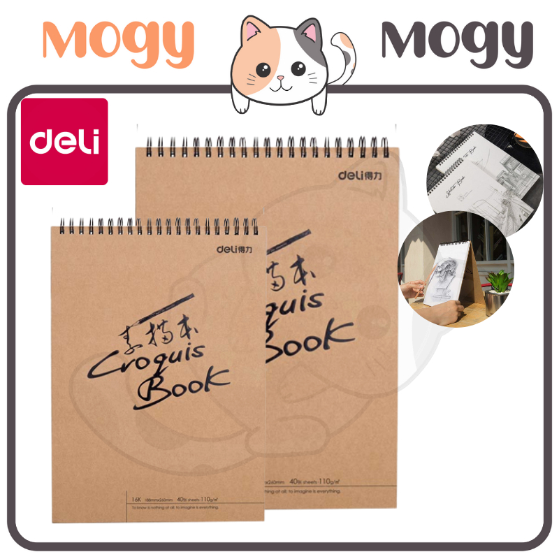 MOGYMOGY DELI013Buku Gambar Hard Cover