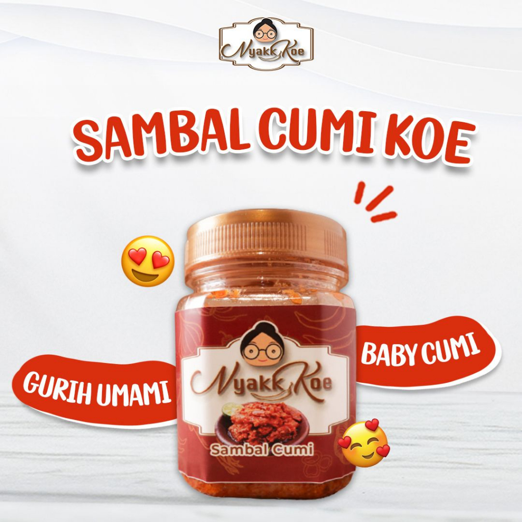 

Sambal Cumi Nyakk Koe 150gr Pedas Enak Gurih