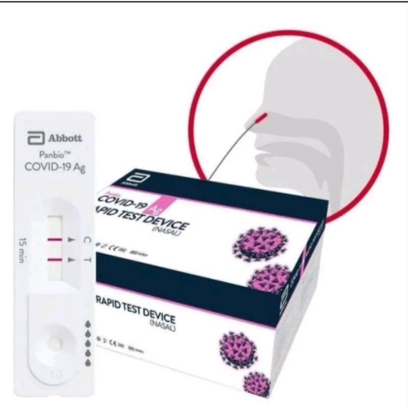 Abbot Test Swab Antigen Abbott Nasal Bioquick Rapid Antigen NASAL-NASOPHARYNG Alat Test Antigen