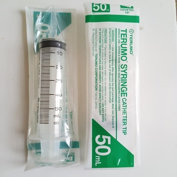 Spuit 50cc Terumo Catheter Tip / Spuit 50ml Terumo