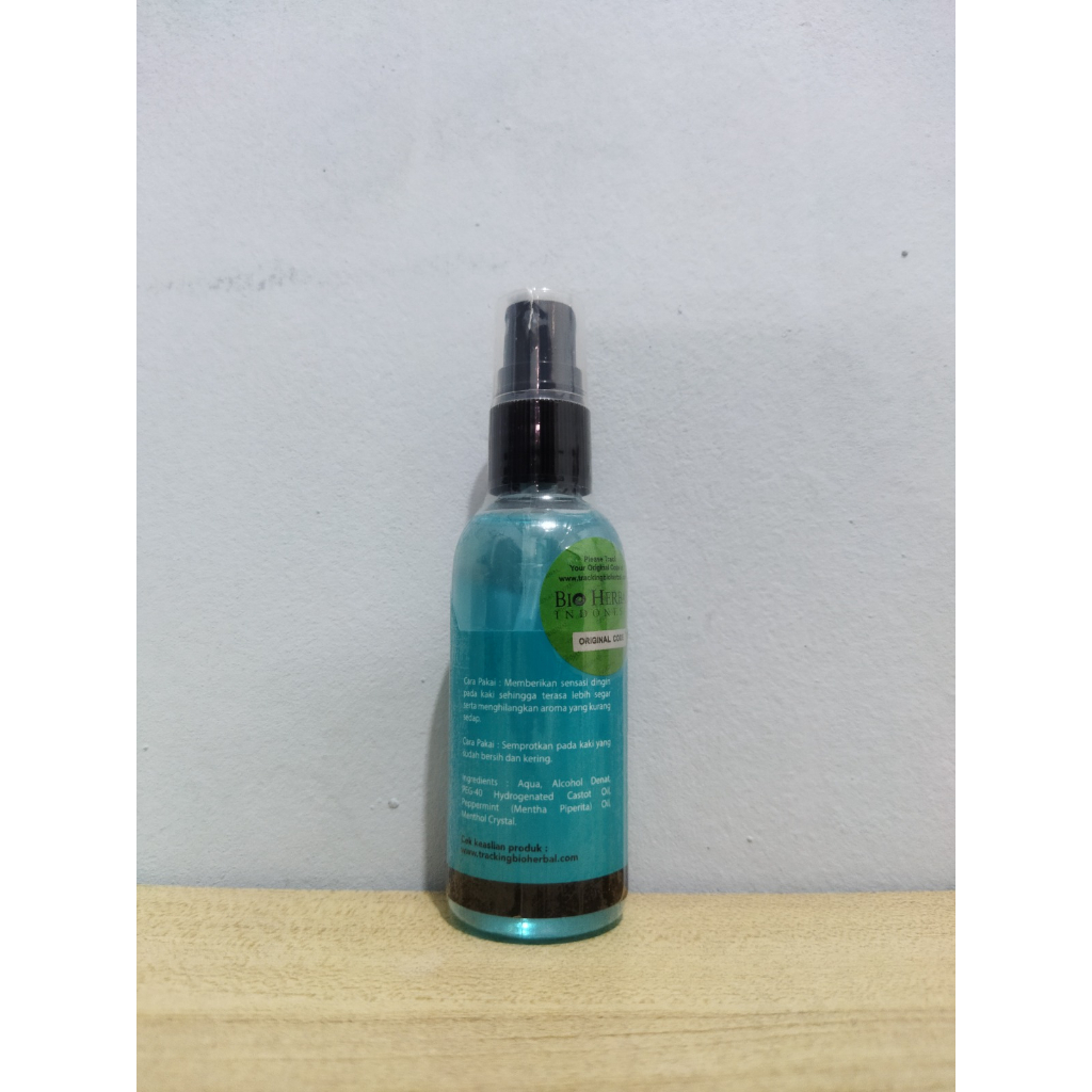 Bio Herbal Foot Spray Original 60ml Penghilang Bau Kaki Original 100% Bisa COD