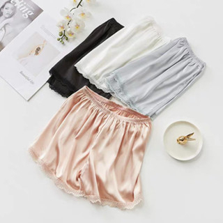 GO!CP1267 Celana Pendek Wanita Seksi Celana Tidur Santai Lembut Bahan Satin Import