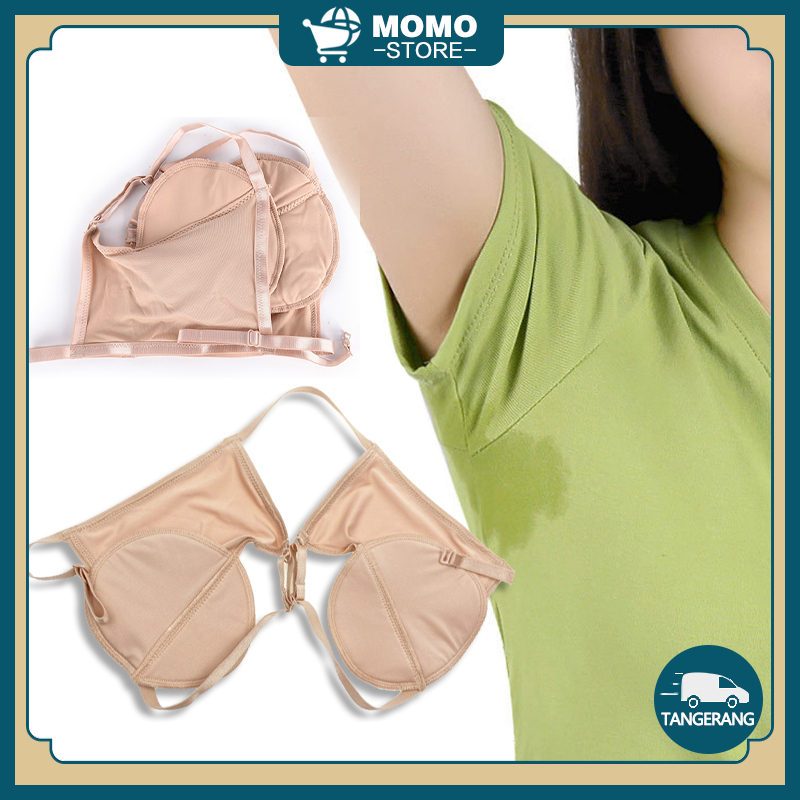 Pad Ketiak Anti Keringat Reusable Bantalan Ketiak Penyerap Keringat Bahan Breathable