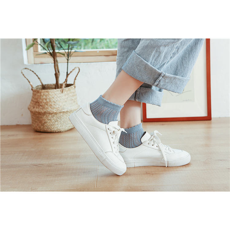 Kaos Kaki Wanita Motif Renda Semata Kaki Korea Fashion Style Ankle Socks KK26 CYS