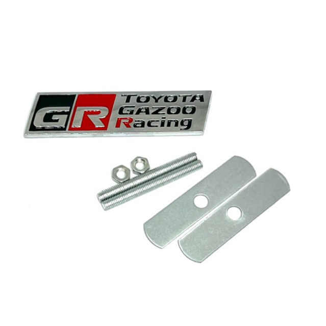 Logo Emblem Grill Mobil Depan GR sport racing 6,9cm