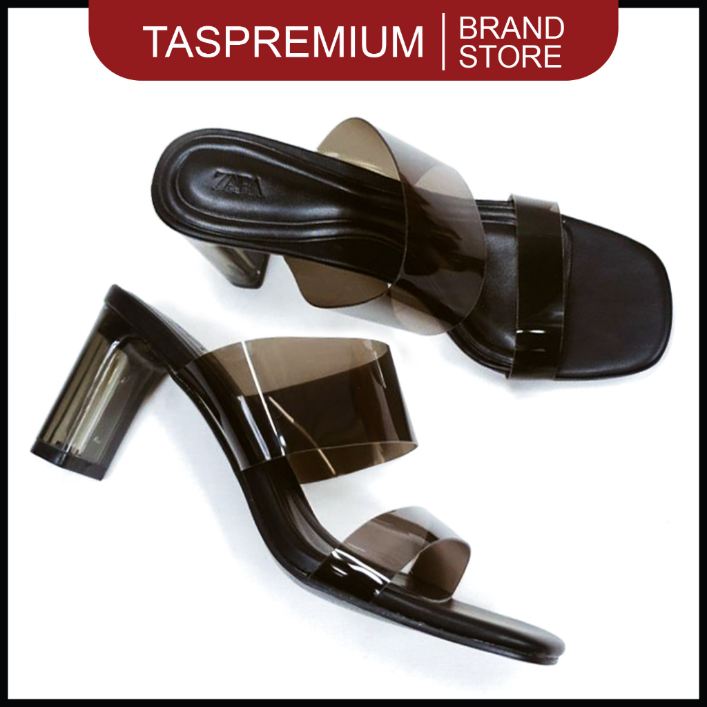 Sepatu Heels Transparan Wanita Impor Murah Berkualitas Premium Model Terbaru Dan Kekekinian Shoes Z 159 6cm By Taspremium Id