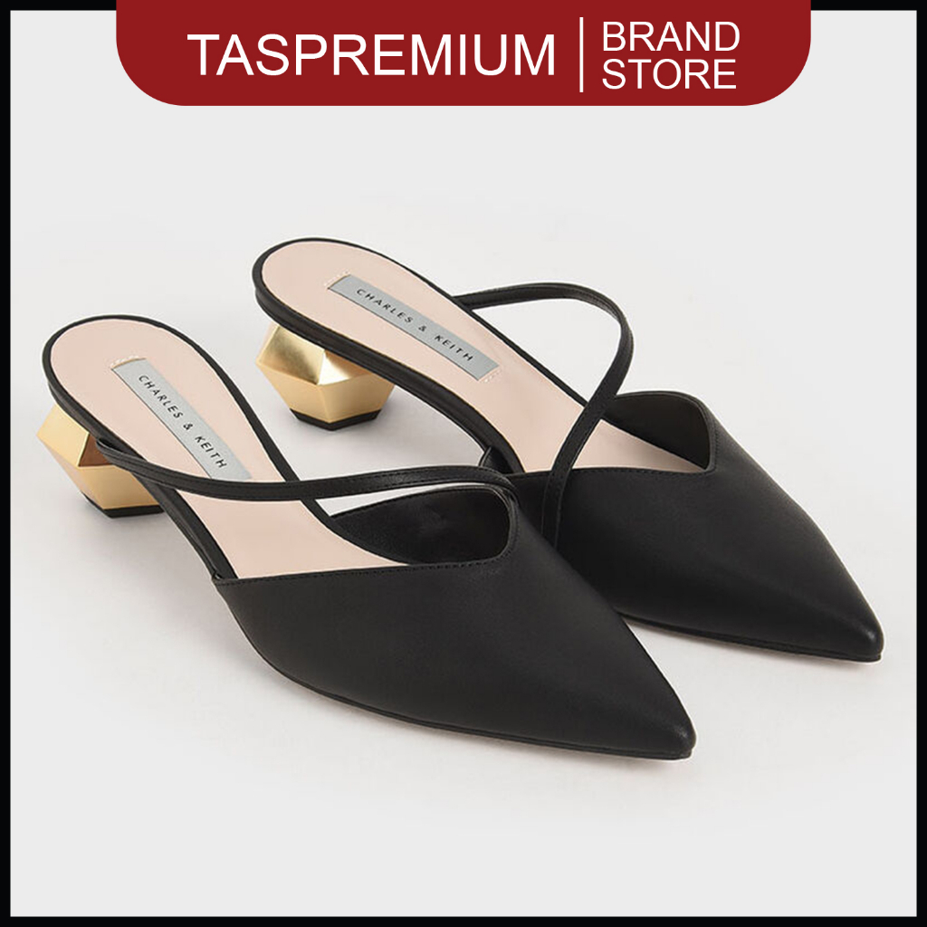 Sepatu Sandal / Sendal Wanita Import Heels untuk Pesta Kondangan Slip On Kekinian Korean Style C 416 Kualitas Premium dan Murah Bahan Kulit C416 by TasPremium_id