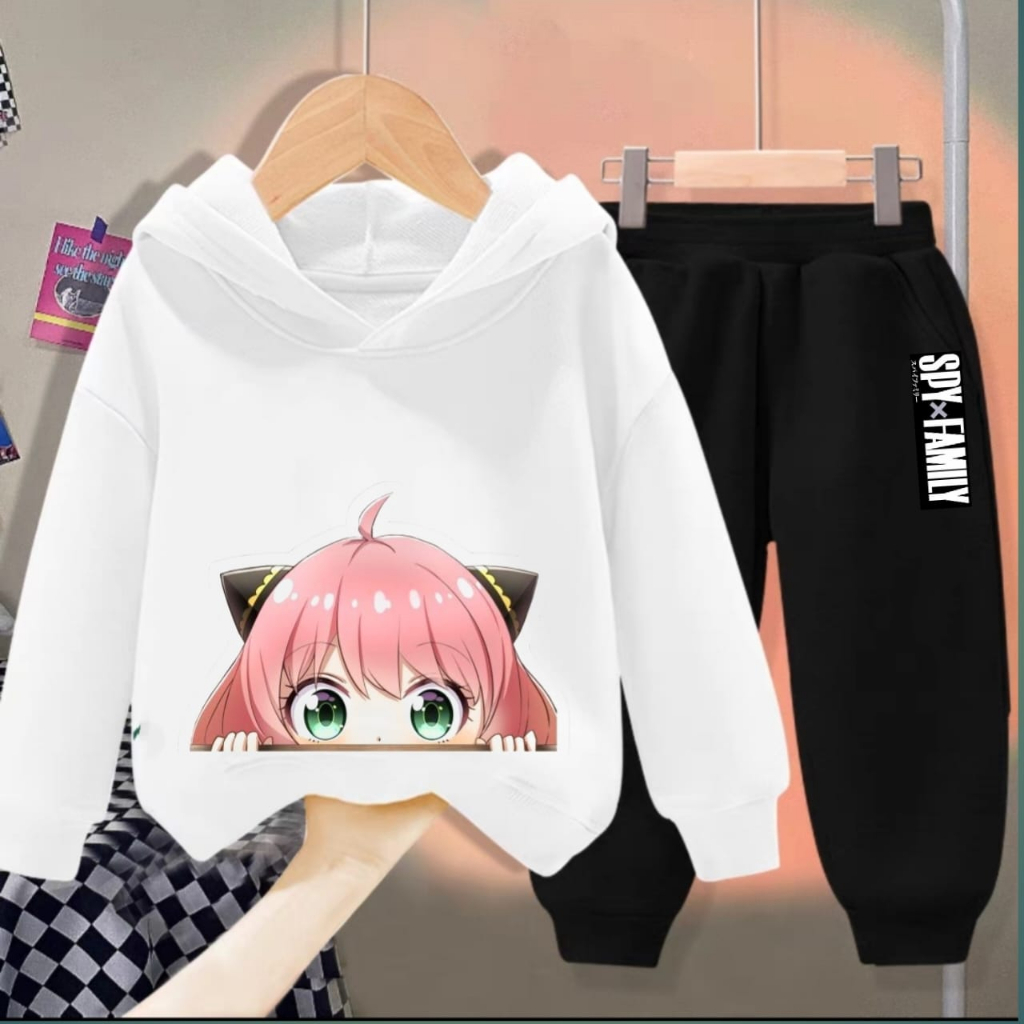 PAKAIAN ANAK ANAK 1 SET CELANA DAN SWEATER ANYA