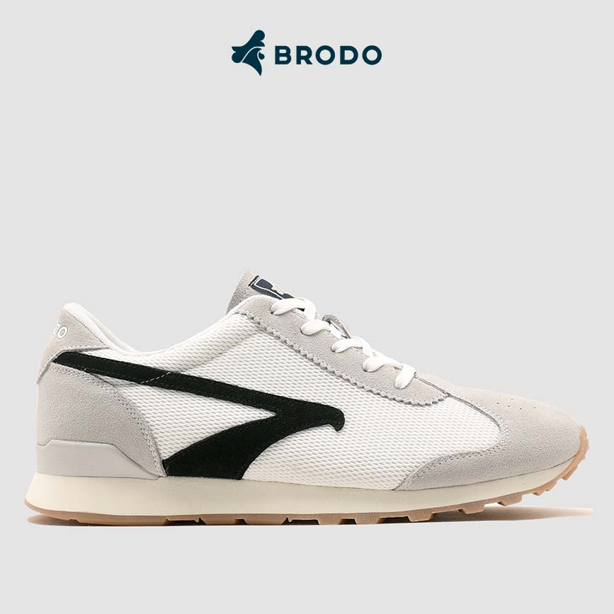 BRODO - Sneakers Corte Jog White-Black GS