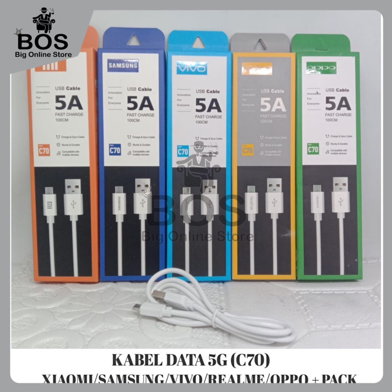 BOS - KABEL BRANDED HANDPHONE | CABLE CHARGER CASAN MEREK HP SA OP VV MI RLM INF