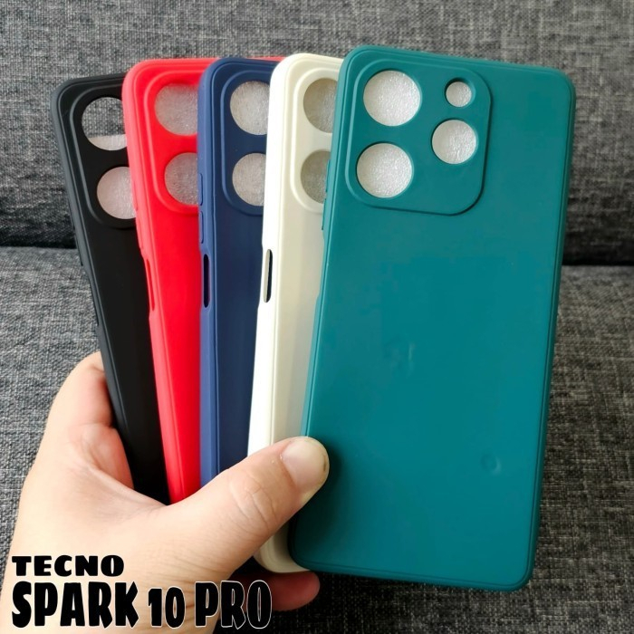 TECNO SPARK 10 PRO TECNO SPARK 10 NFC Case softcase liquid warna macaron square colour silikon karet casing cover