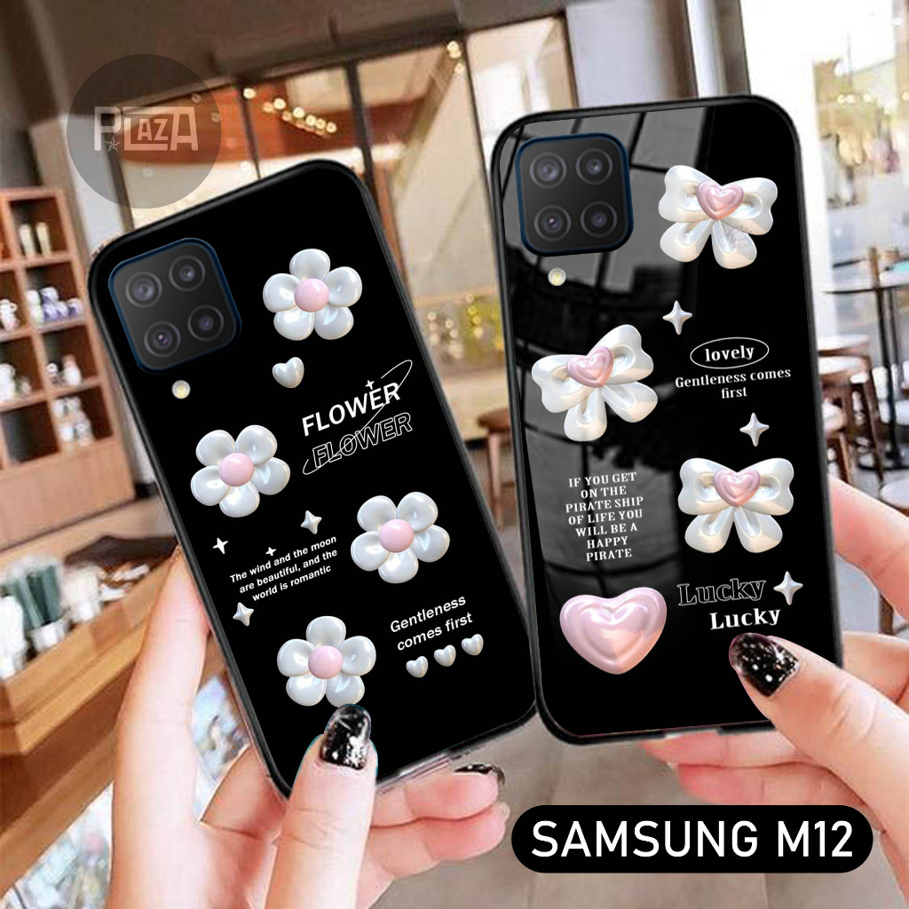 Softcase Glass [K121] for SAMSUNG A12 M12 Terbaru CAMERA PROTECT Casing Handphone-Pelindung Handphone