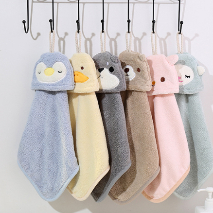 LT3B Handuk lap tangan dapur kamar mandi kain Premium tebal bear pinguin hiu cat kucing lover panda penyerap anak anak Gantung menggantung Hand towel imut cute lucu tebal Motif hewan gajah angel kucing Penyerap Pembersih Gantung Gantungan cuci tangan Unik