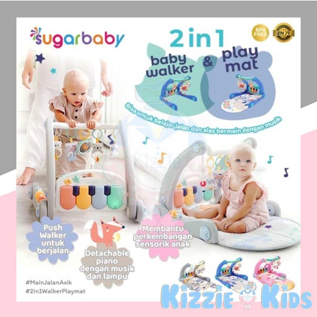 Sugar Baby Piano Playmat / SugarBaby 2in1 Baby Walker &amp; Playmat / Push Walker