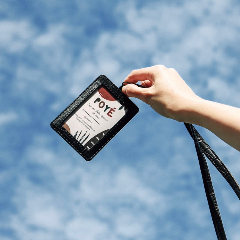 

RK Loopy Lanyard ID Card Holder Name Tag / Lanyard Pria Wanita / Name Tag Croco/ Card Holder