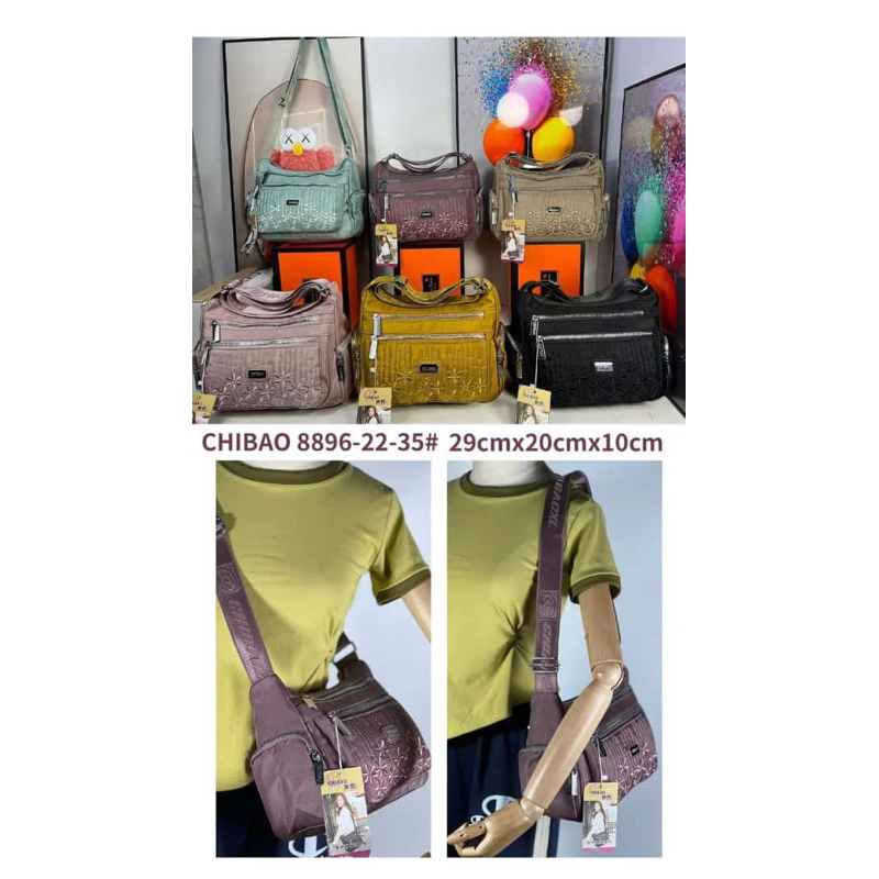 CB8896-22-35 TAS SELEMPANG WANITA IMPORT CHIBAO