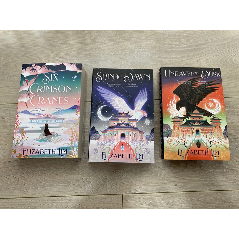 Six Crimson Cranes hardcover - Daughter of the Moon Goddess Sue Lynn Tan - Spin The Dawn - Unravel T