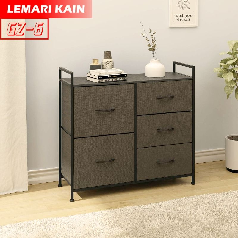 Lemari Kain Linen 7 Laci serbaguna / Lemari Sisi Ranjang Penghemat Tempat GZ-8