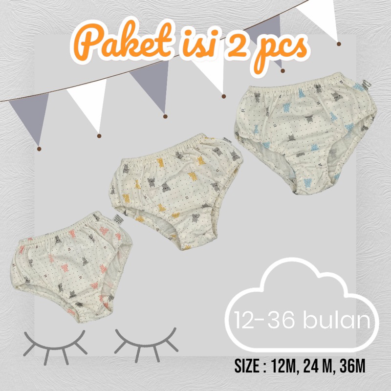 Paket isi 2 Pcs | Bayi 12 - 36 Bulan | CD Bayi 9151