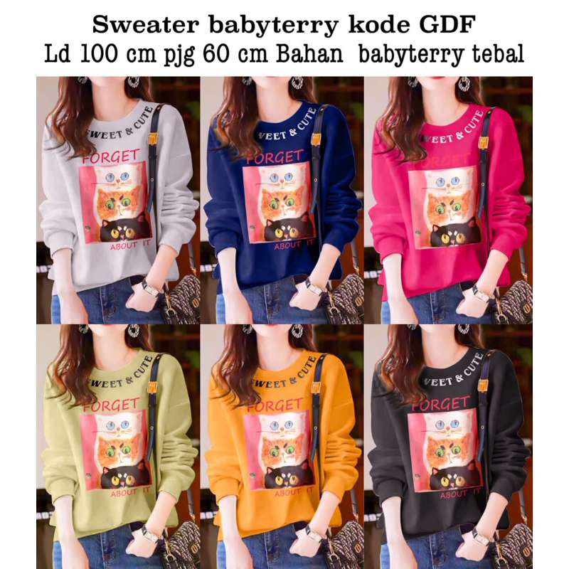 Kaos sweater babyterry gdf