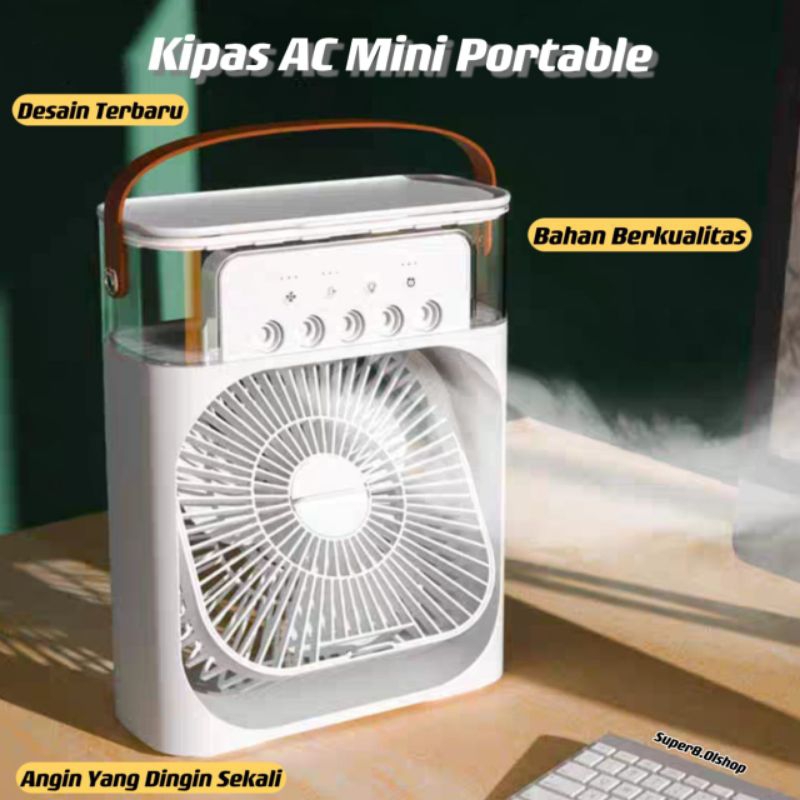 AC Mini Portable Water Tank 3 Speed Ultra Quiet Artik Air Cooler Fan Besar⭐ Super8 ⭐