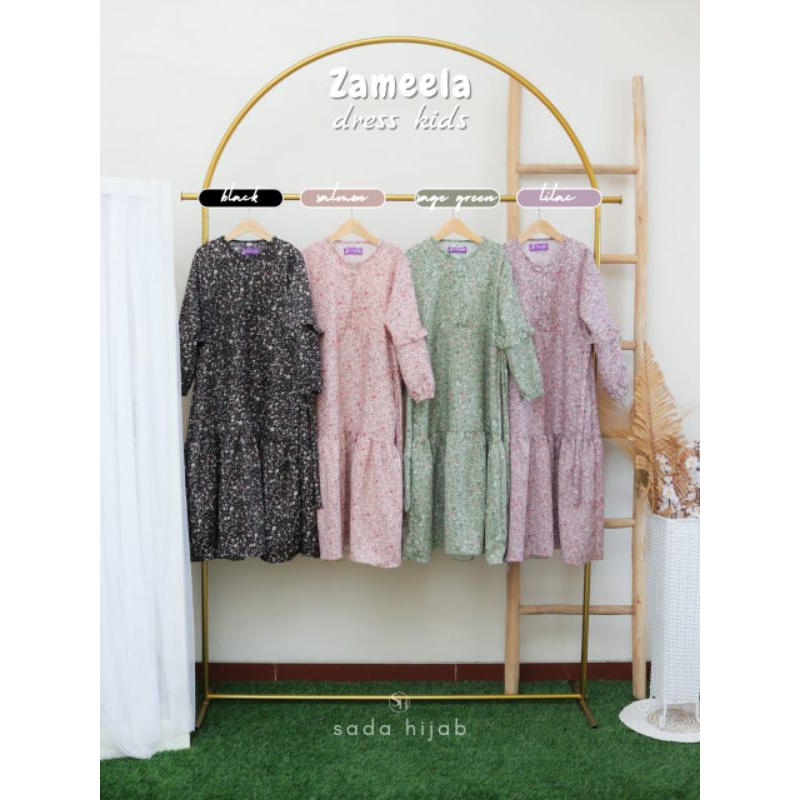 DRESS JAMEELA KIDS/GAMIS JAMEELA ANAK SIZE S-XXL ORI SADA HIJAB
