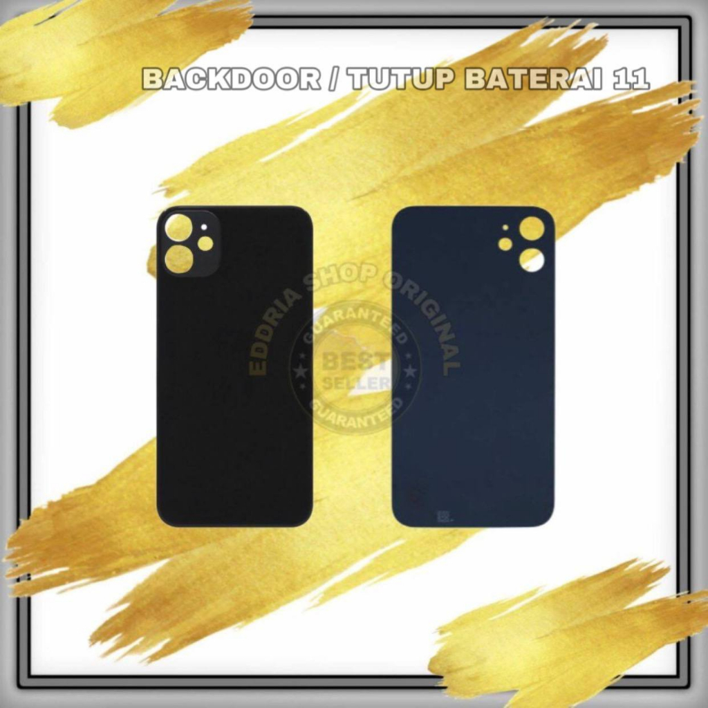 BACKDOOR  / TUTUP BATERAI / BACK COVER / BACK GLASS IP 11 ORIGINAL NEW