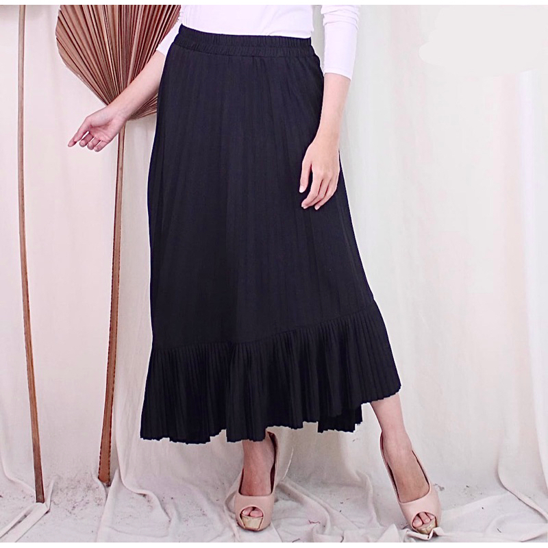 rok pleats asimetris