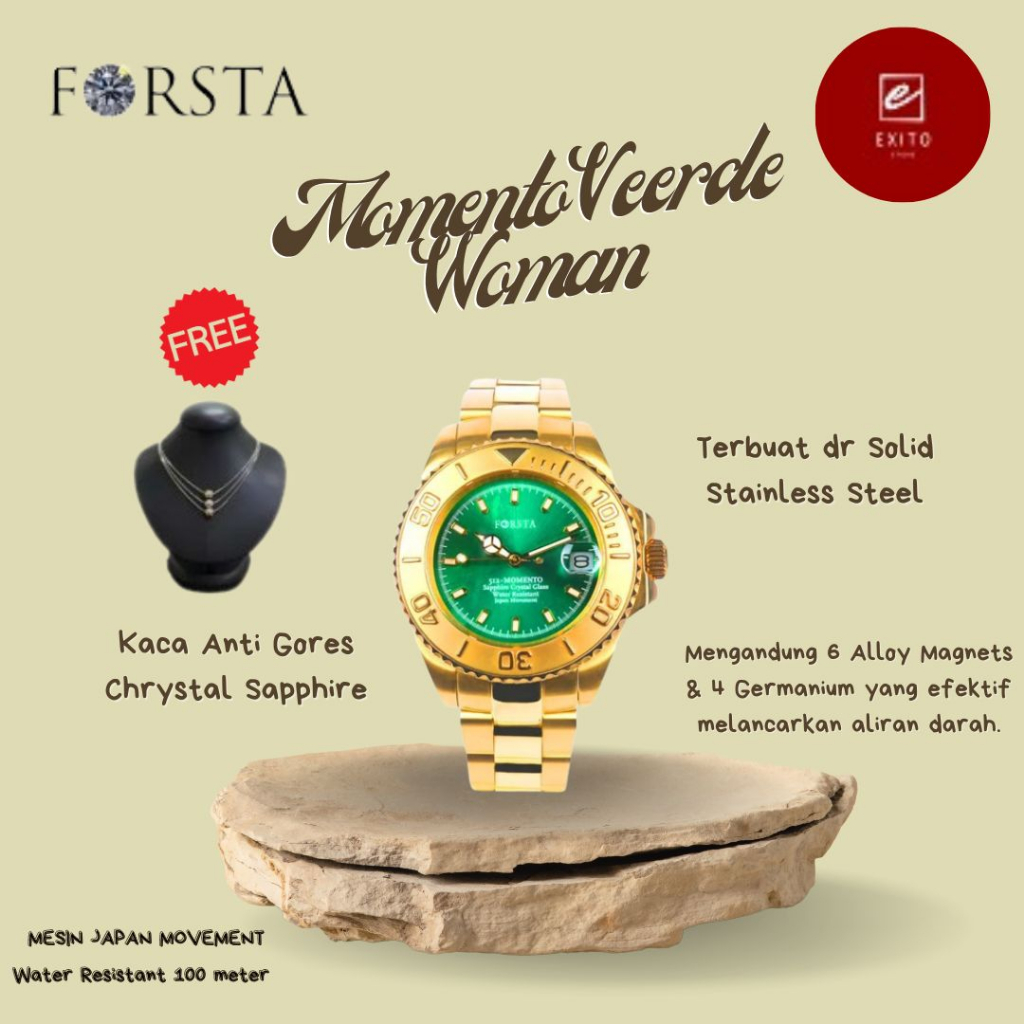 Jam Tangan Forsta 512 Momento Veerde Woman