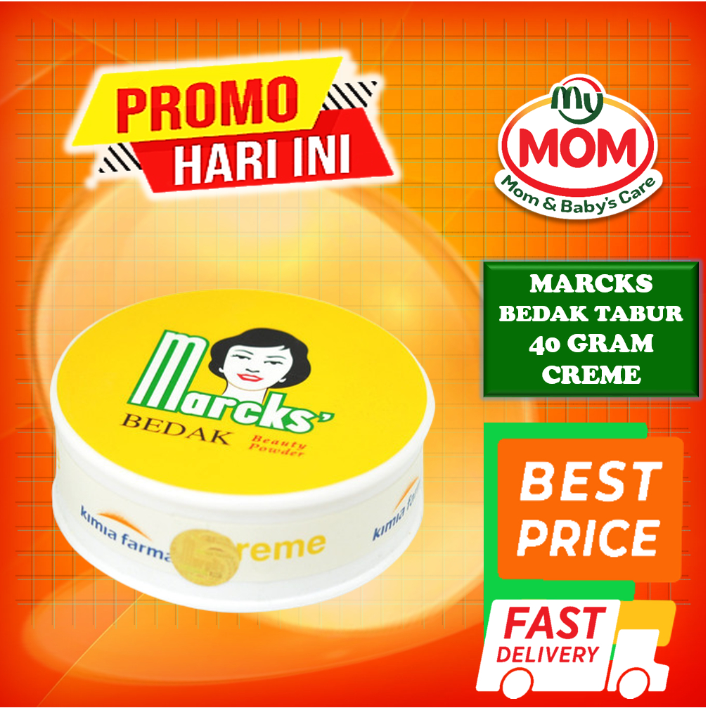 [BPOM] Marcks Bedak Tabur Classic 40gr / Marck's Bedak Tabur Wajah / Loose Powder / MYMOM