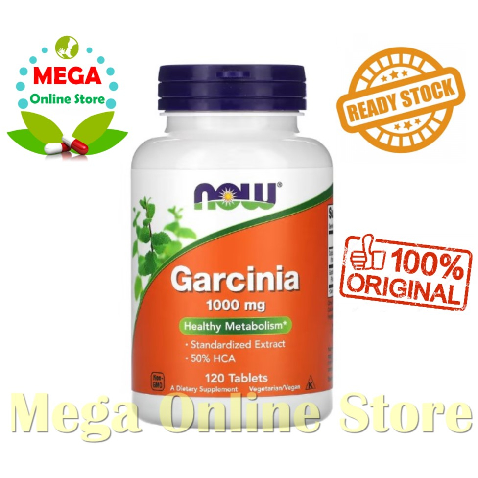 Now Foods Garcinia 1000 mg 120 Tablet Pelangsing Alami