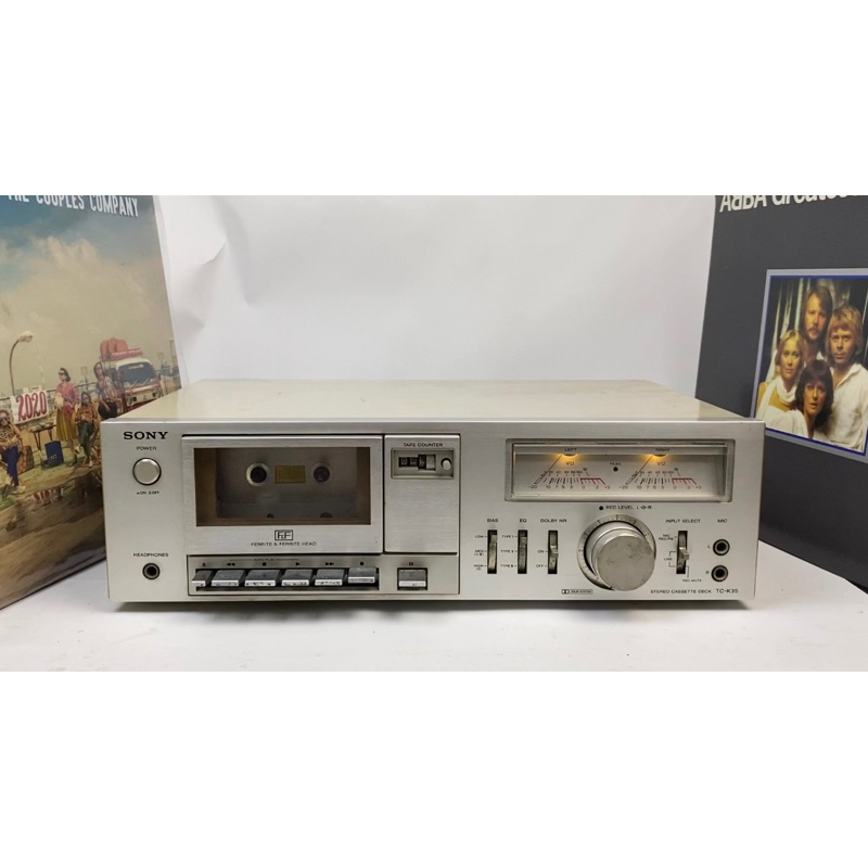 Tape Deck Sony TC-K35 Pemutar Kaset Pita Vintage Front Loading