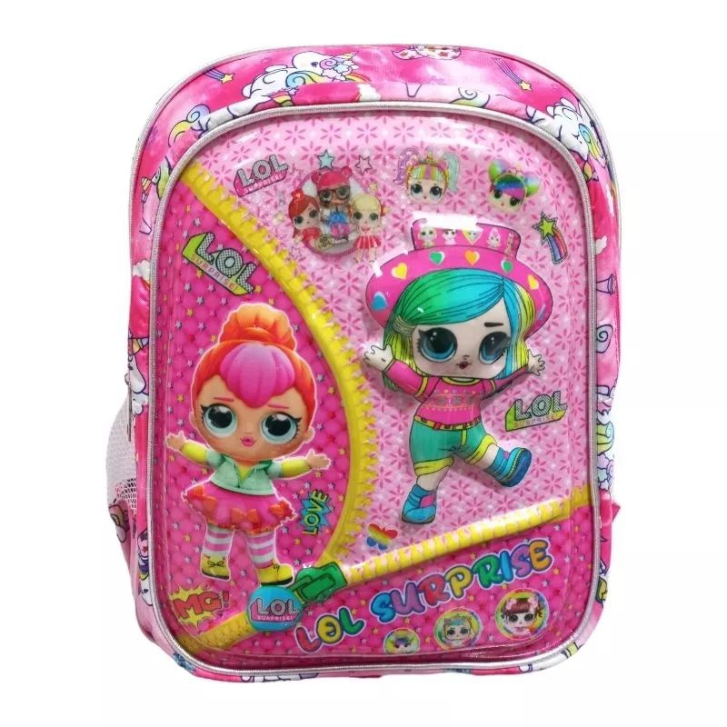 TAS ANAK SD TK dan PAUD Tas anak murah Tas wanita tas perempuan  karakter boba tas sekolah tas bagus tas murah tas cantik TAS PEREMPUAN RANGSEL MODEL TIMBUL DOBEL 3d