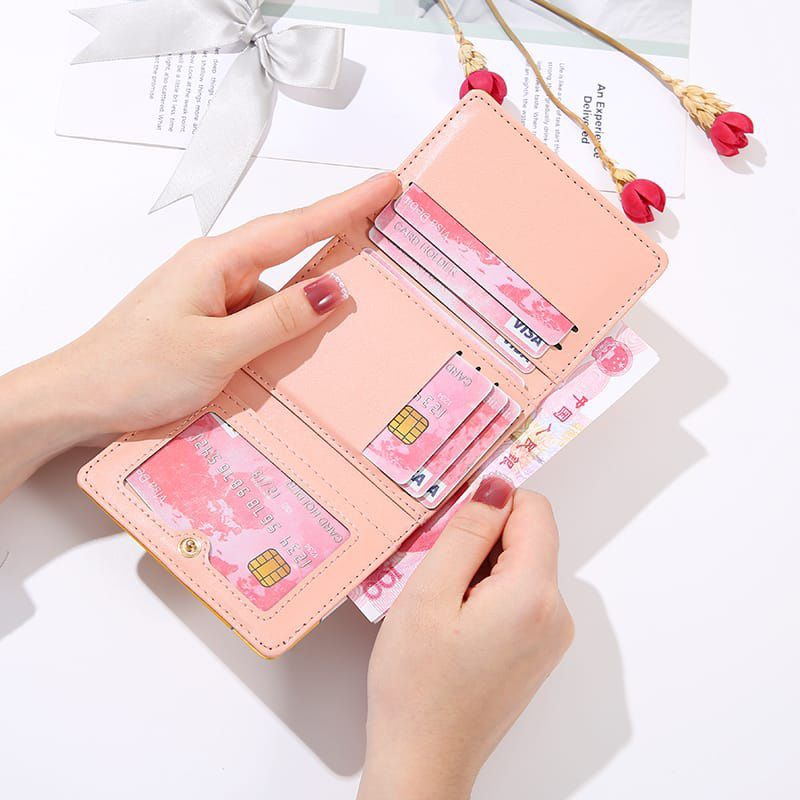 DW-22 Dompet lipat Wanita Mini Beautiful Everyday